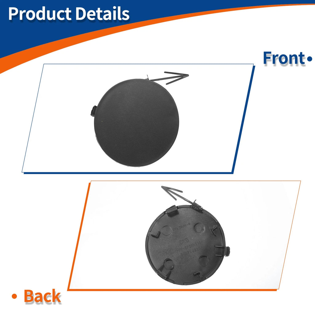 Rear Car Bumper Tow Hook Cover for Nissan Qashqai J10 (2007–2013) No.85071BR00A Unpainted