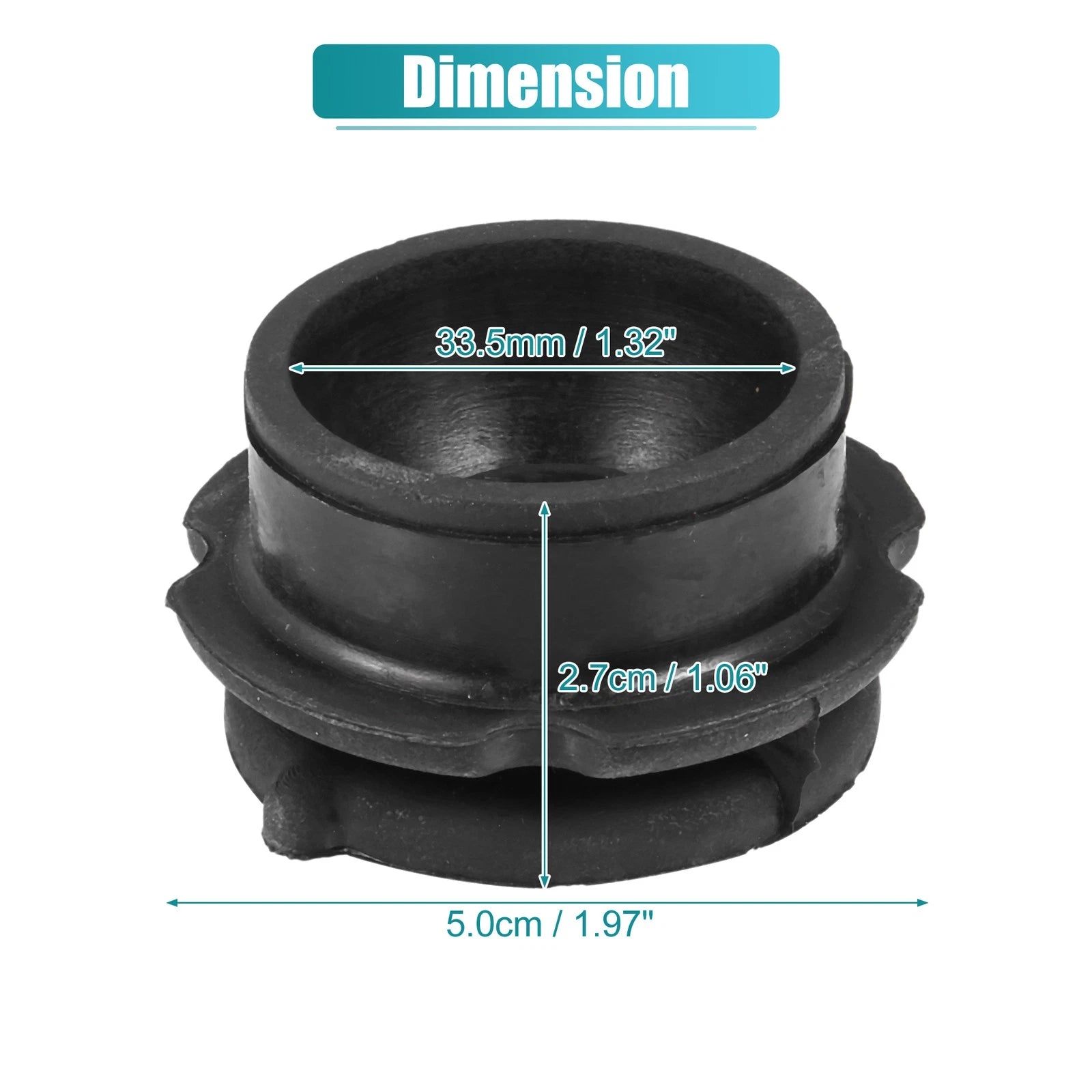2X Radiator Bottom Mount Cushion Bushing for Toyota (No. 165350H040)