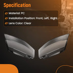 Headlamp Cover Pair for Audi A4 (2009-2011)