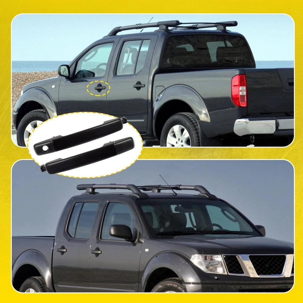 L+R Front Exterior Door Handle for Nissan Frontier (2005–2008) Xterra (2005–2015)