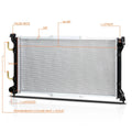 Aluminum Core Radiator for Subaru Legacy (1995–1999) DPI-1839