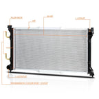 Aluminum Core Radiator for Subaru Legacy (1995–1999) DPI-1839