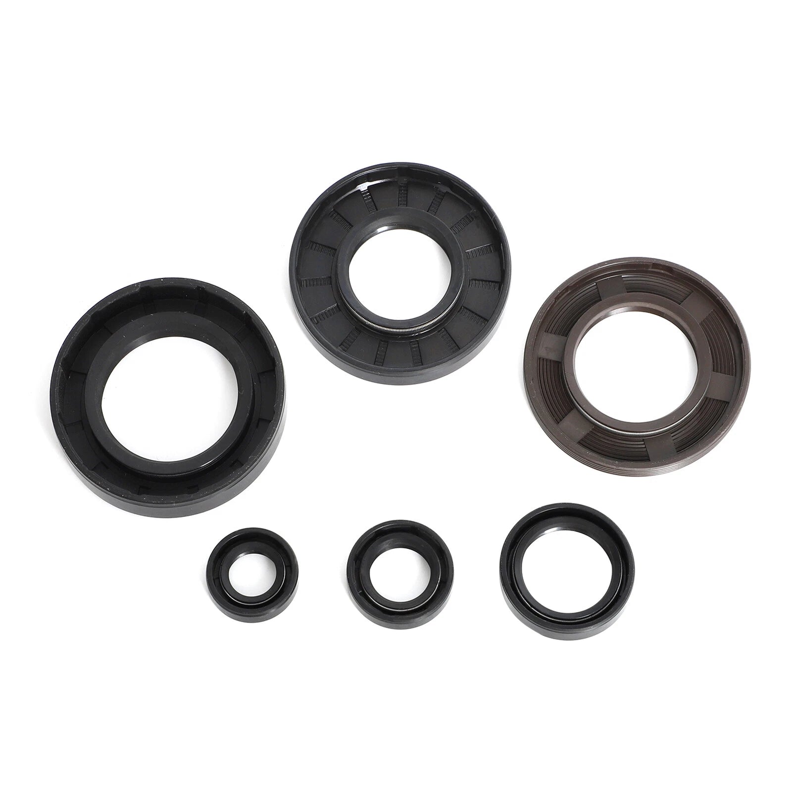 Set of 6 Engine Seals for Yamaha MX250 MX360 (1973–1974)