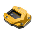 1 Set Aluminum Alloy Kickstand Plate Pad for BMW with Wrench Gold