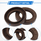 Set of 2 Oil Seal Rotary Shaft Seal FKM Rubber 45x70x12mm