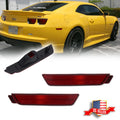 Red Lens Rear Side Marker Signal Lights Kit for Chevy Camaro (2010–2015)