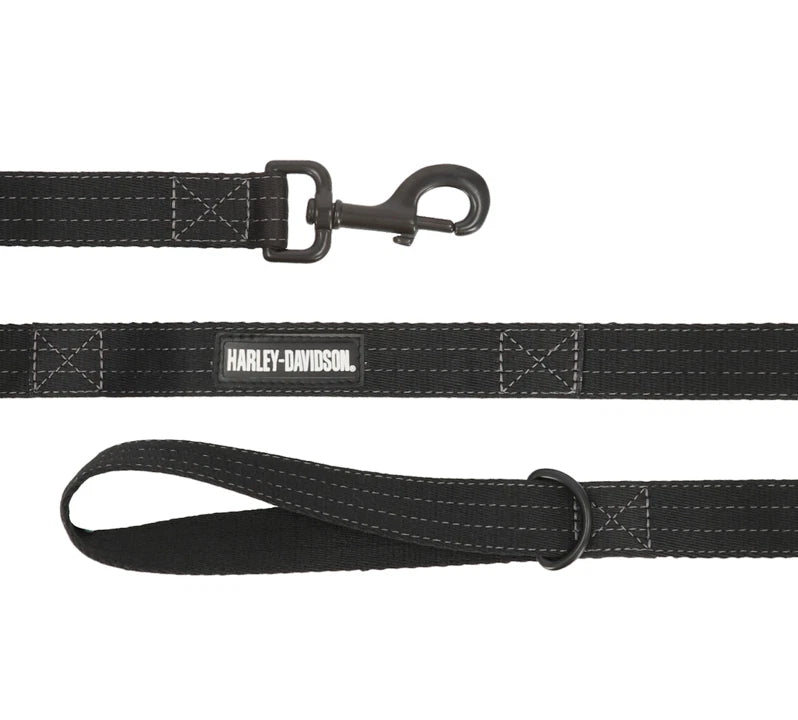 H-D Rubber Logo Patch Pet Leash for Harley-Davidson (72 Inch)