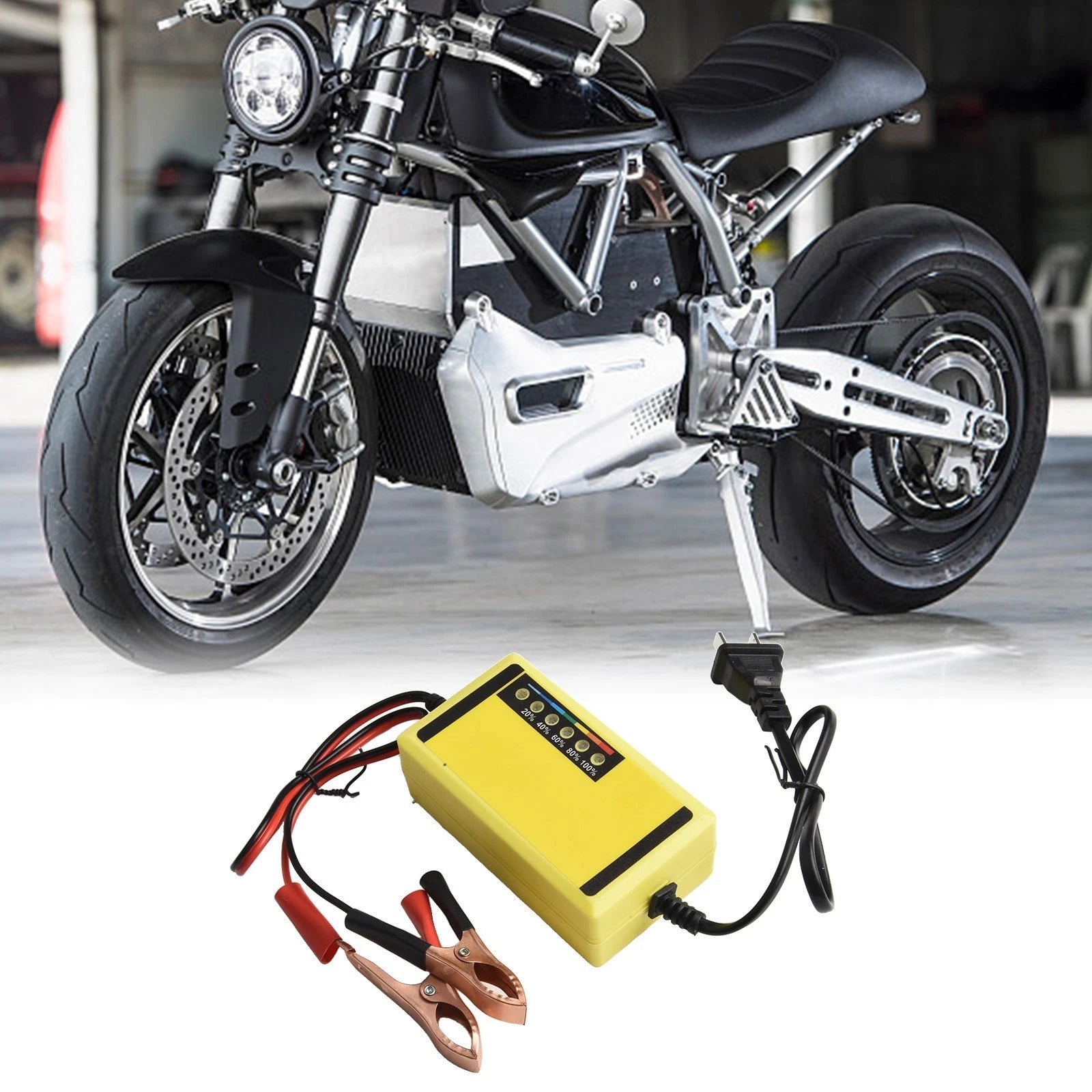 12V Car Battery Charger for Compact Design Vehicles
