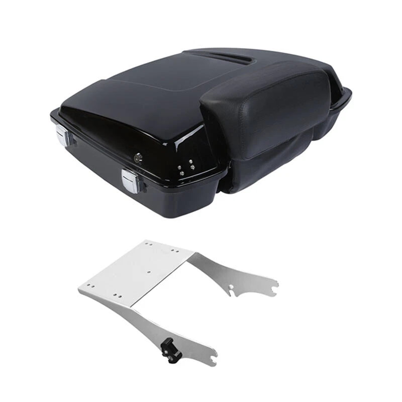 Razor Trunk Backrest Luggage Mount Rack for Harley Touring (1997–2008)