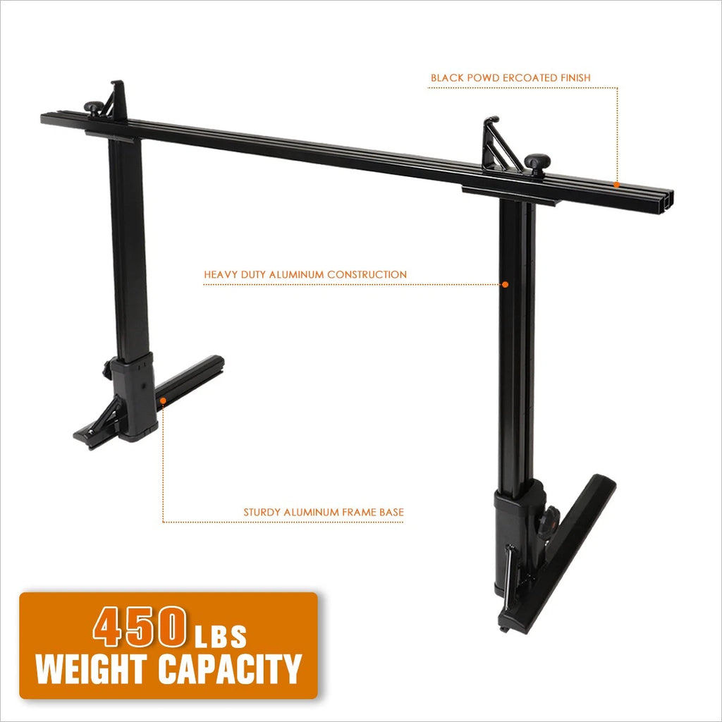 Adjustable Pickup Bed Mount Carrier Rack for Kayak/Canoe/Snowboard/Surfboard