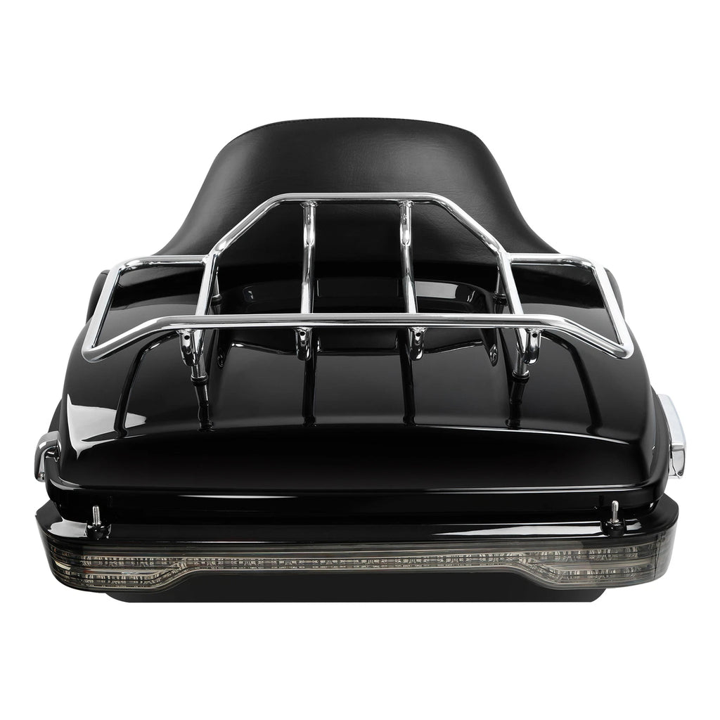Chopped Trunk Backrest Pad Tail Light for Harley Touring Road Glide (2014–2026)