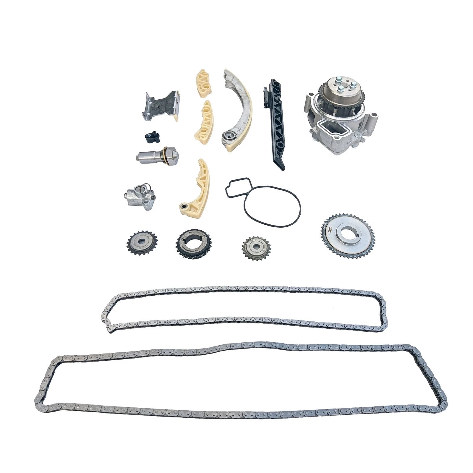 16x Engine Timing Chain Kit with Water Pump for Chevy Malibu Buick Pontiac (2000–2012)