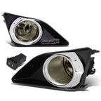 Fog Light Lamps with Switch for Toyota Corolla (2009–2010) - Smoked Lens, Chrome Ring