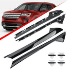 Set of 2 Inner & Outer Windshield A Pillar Molding Trim for Ford Explorer (2011–2019)
