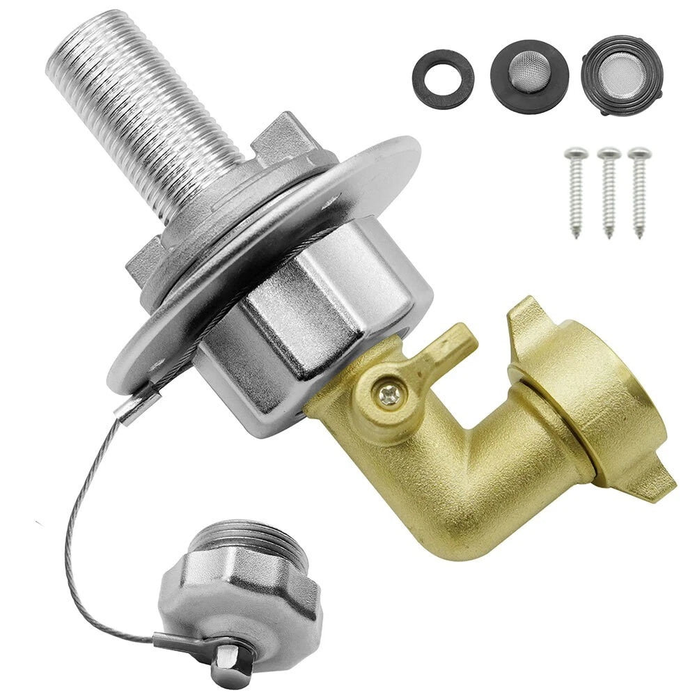 RV Water Tank Inlet for RV (Includes Installation Components)