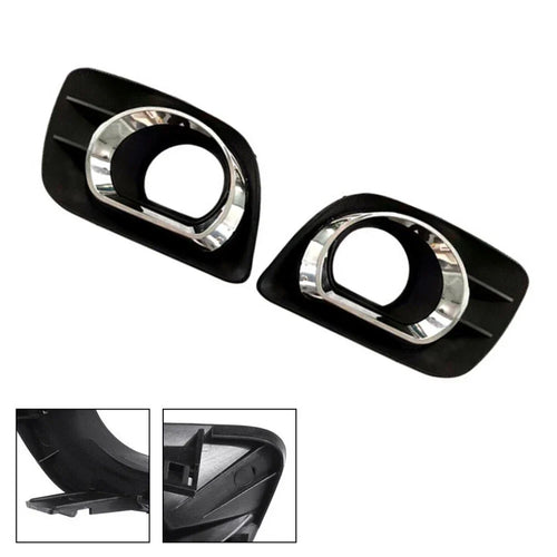 1 Pair Front Bumper Fog Light Cover Trim for Pontiac Vibe (2003–2008)