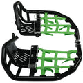 Nerf Bars Pro Peg Heel Guard for Kawasaki KFX450R (2008–2015) Black Green