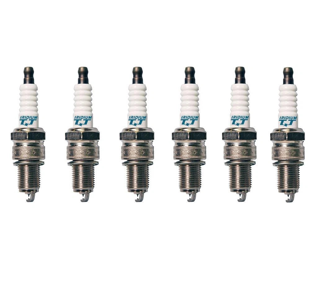 Set of 6 Denso Iridium TT Spark Plugs (Gap 0.040) for