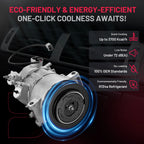A/C Air Compressor with Clutch for Jeep Compass Patriot (2009–2017)