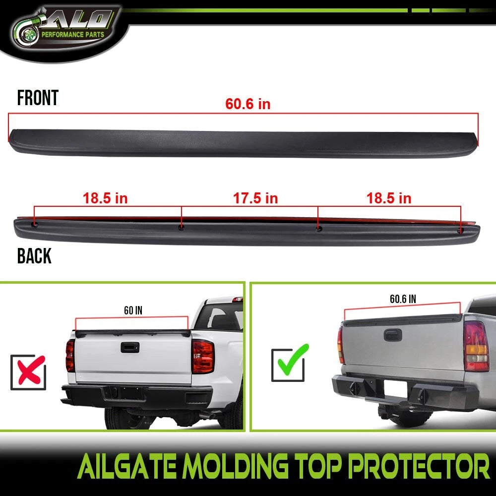 Tailgate Moulding Spoiler Protector for Chevy Silverado GMC Sierra (1999–2006)