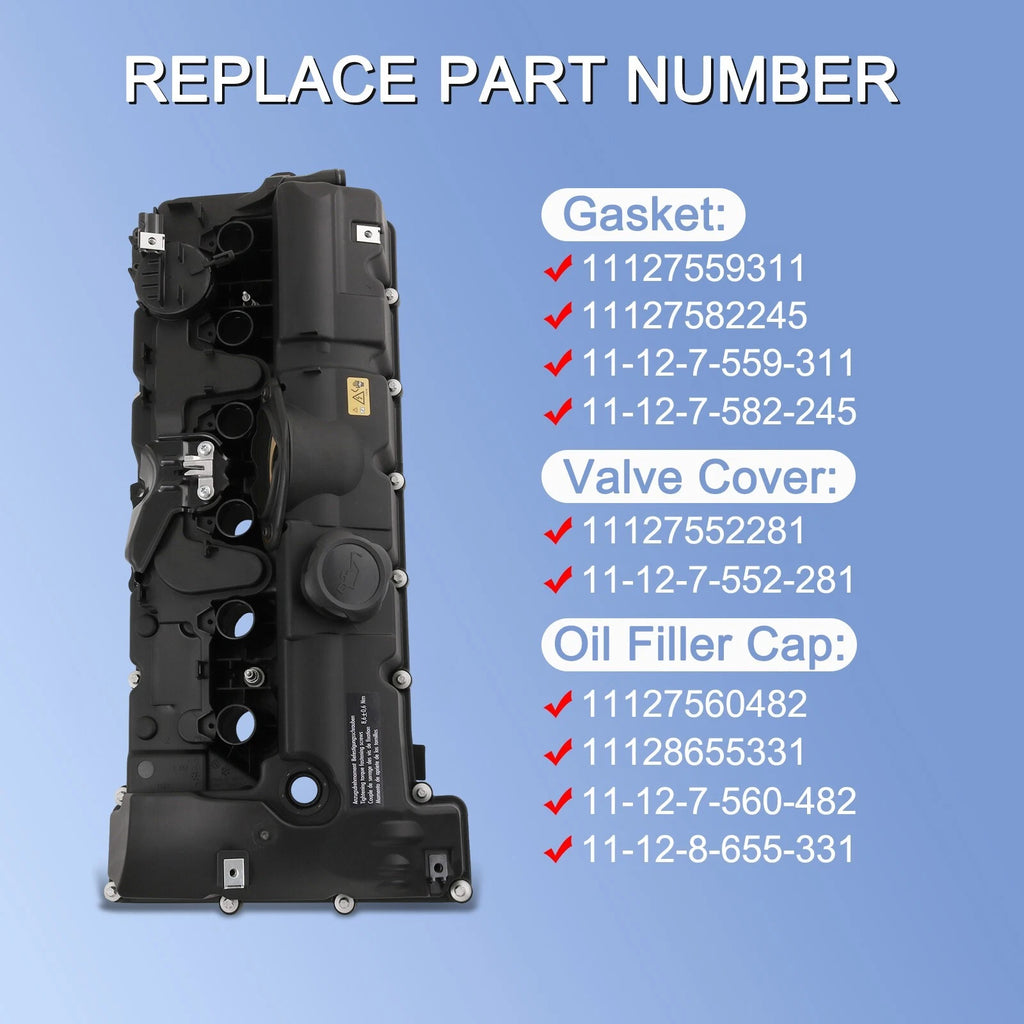 Valve Cover & Gasket Bolts for BMW 128/323/328/528/X3/X5 (2006–2013)