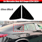Black Rear Side Window Louver Trim for Benz GLC-Class Coupe C254 (2024–2024)