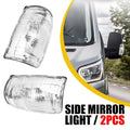 Set of 2 Side Mirror Turn Signal Lights for Ford Transit 150 250 350HD (2015–2022)