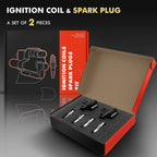 2x Ignition Coil & 4x Iridium Spark Plug for Toyota Corolla (1998-1999)
