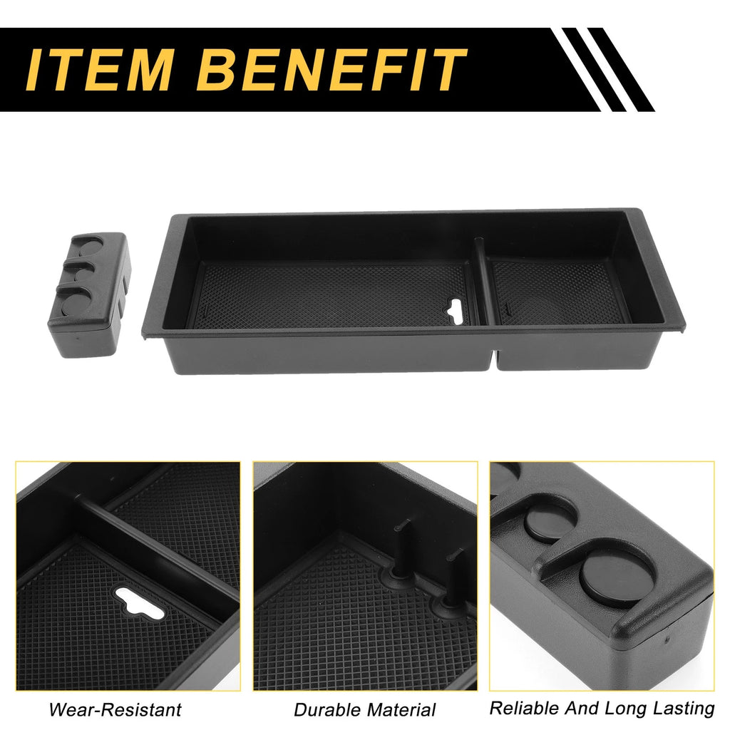 Center Console Armrest Organizer Tray for Ford F-150 (2015–2020)