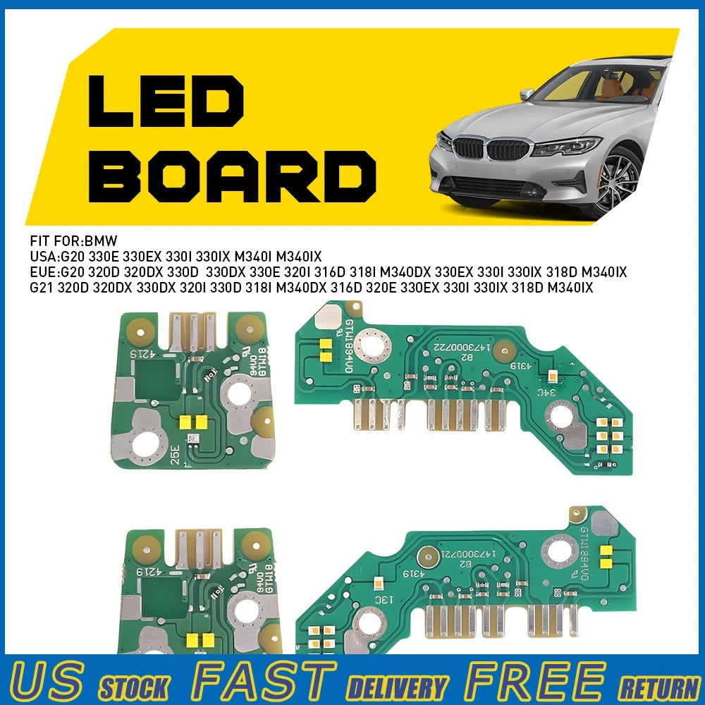 Yellow DRL LED Board for BMW G20 G21 3 Series (2019–2022)