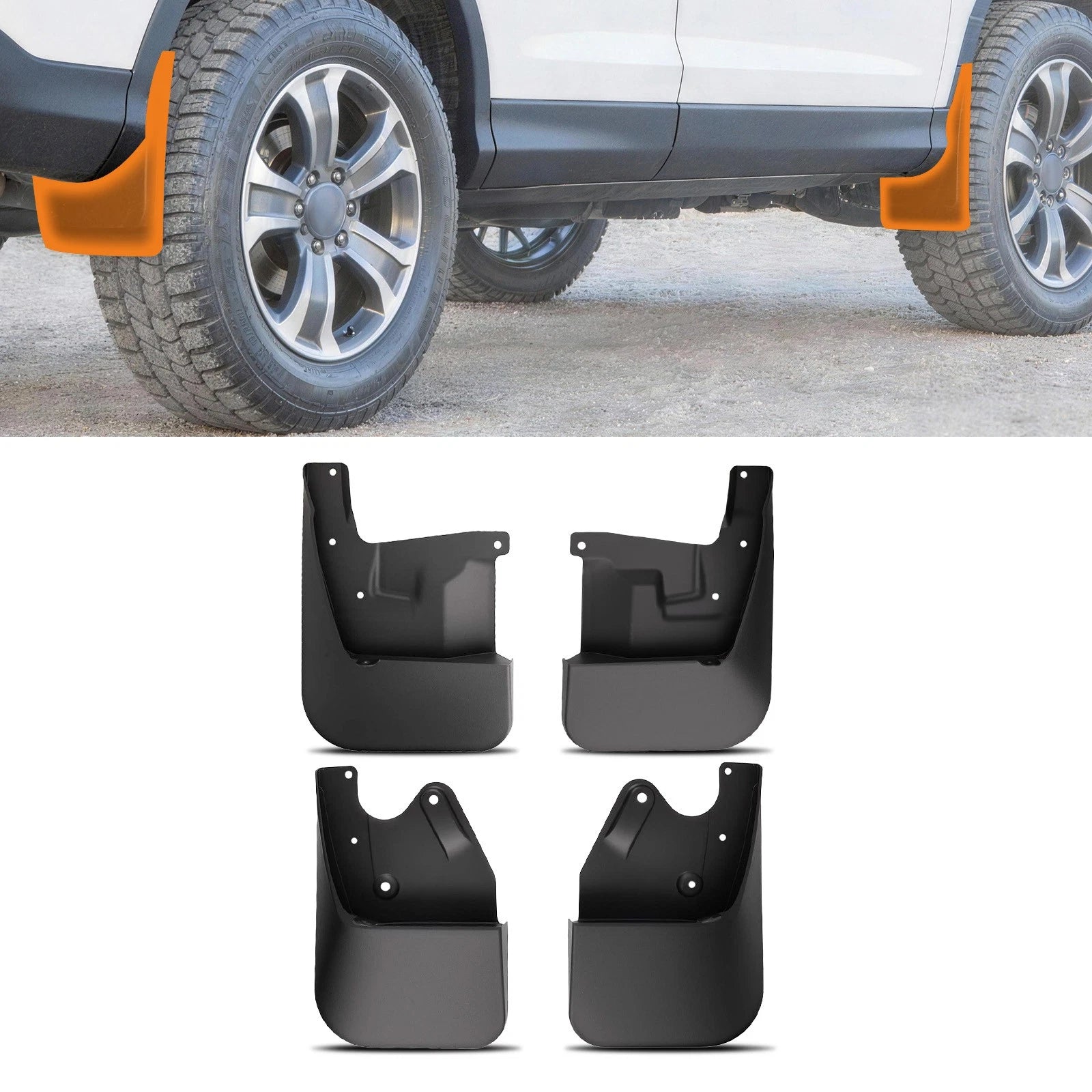 Mud Flaps Set for Toyota Tundra (2022–2025) 76622-0C080