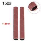 2X Sanding Paper Drum Sleeves 80/150/240 Grit for Polishing