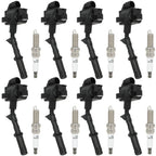 Set of 8 Ignition Coils & Spark Plugs for Mercedes-Benz GL450 (2013–2014)
