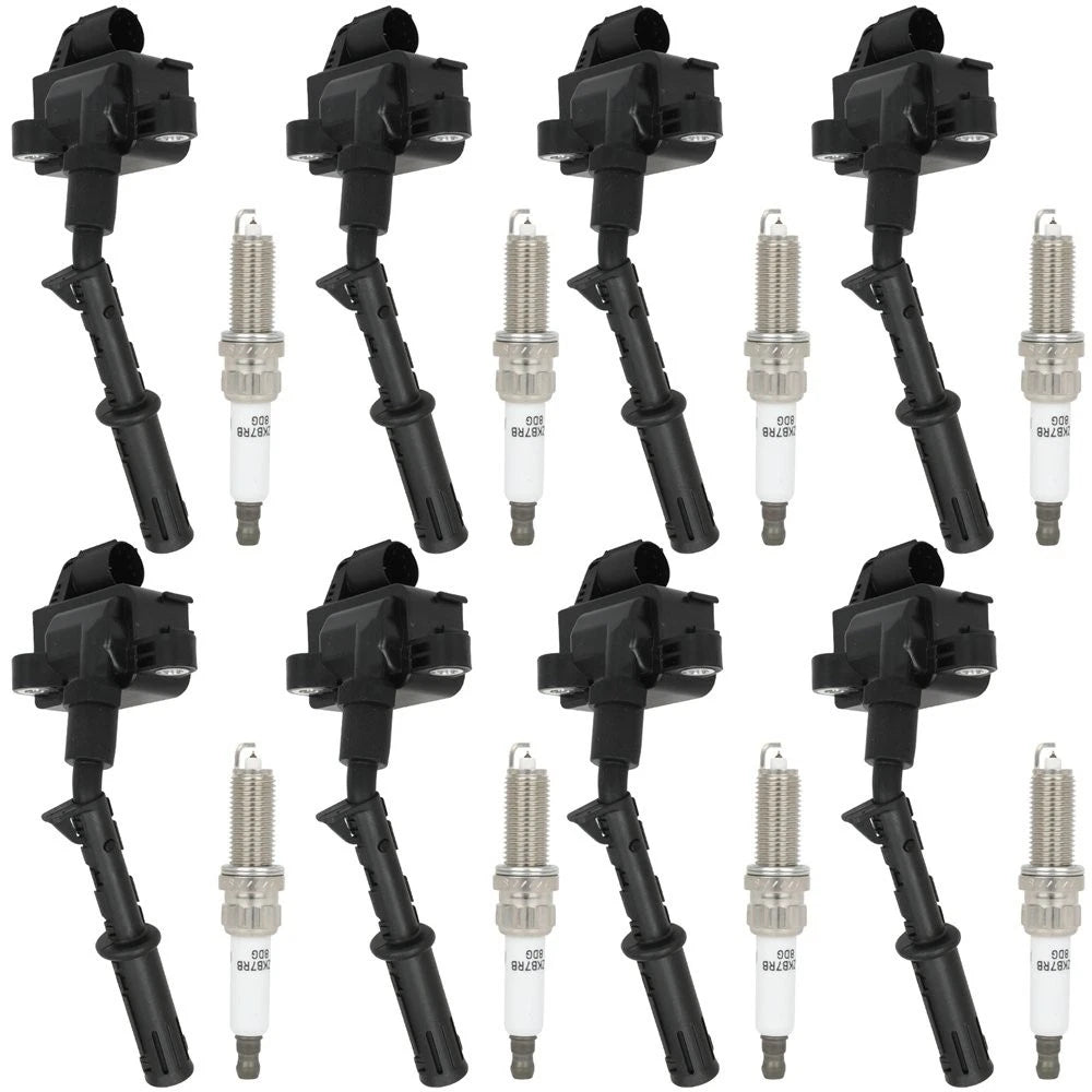Set of 8 Ignition Coils & Spark Plugs for Mercedes-Benz GL450 (2013–2014)