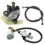Rear Brake Caliper Master Cylinder w/Hose for Yamaha Warrior 350 (1987–2004)