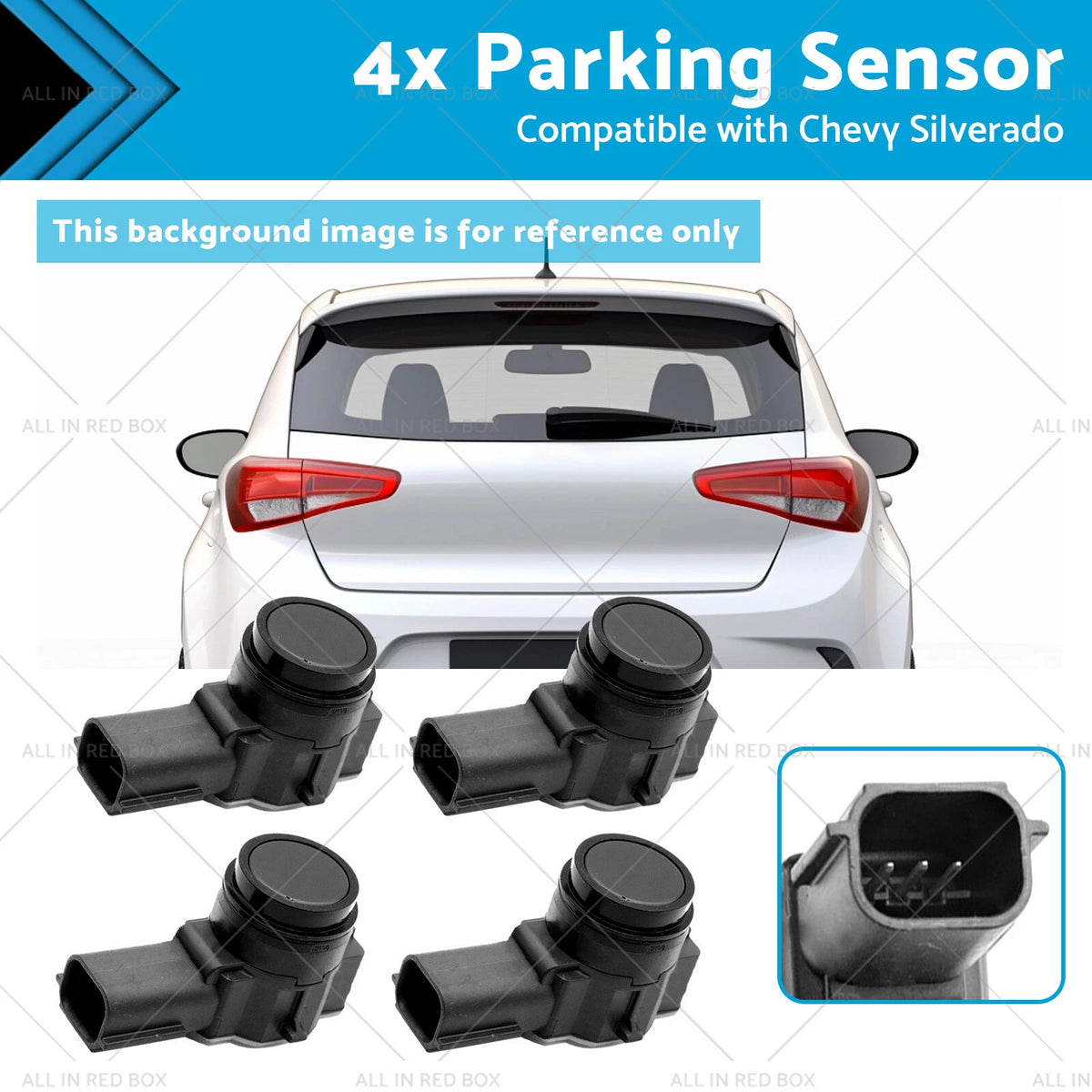 4X Parking Sensor for Cadillac Chevy Silverado 1500 2500 (2014–2018) 23428268