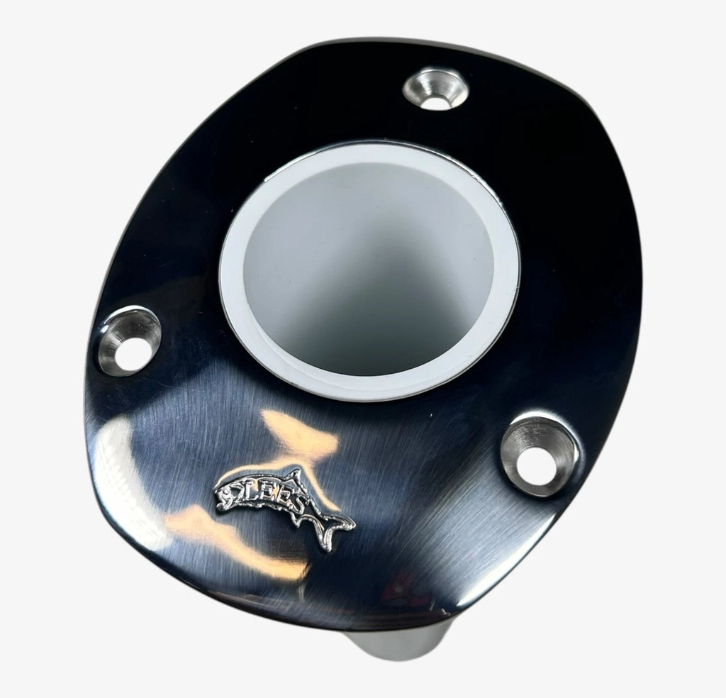 Flush Mount Rod Holder for Lees RH532V (10 5/8'' x 1 3/4'')