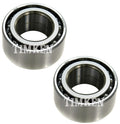 Set of 2 Front Inner Wheel Bearings for Chevy Lexus Nissan Toyota (FWD)