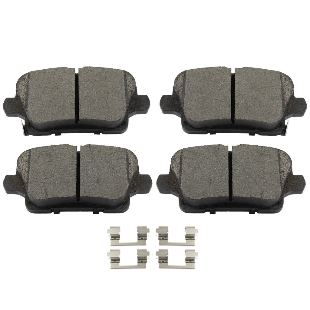 4X Rear Ceramic Brake Pads for Cadillac XT4 (2019–2023)