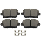 4X Rear Ceramic Brake Pads for Cadillac XT4 (2019–2023)