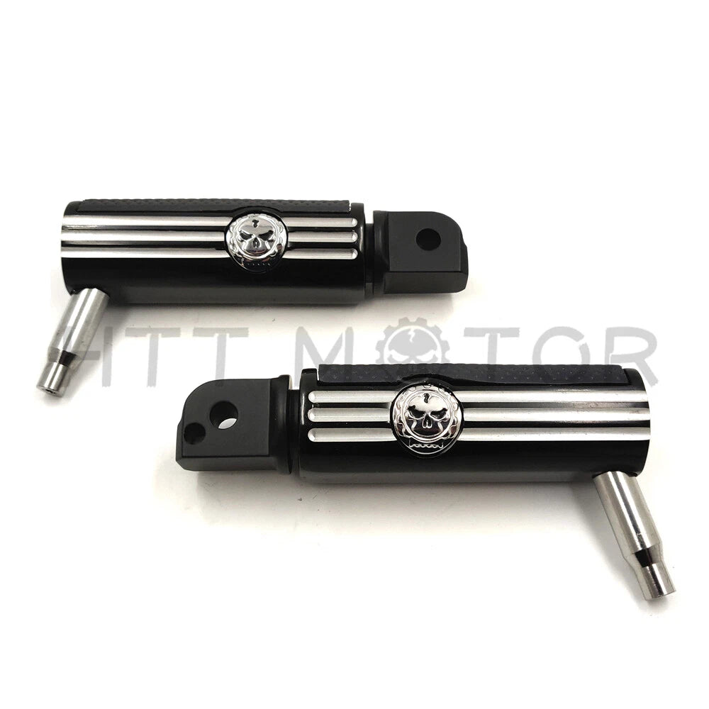Defiance Footpegs for Harley Davidson Softail Slim FLSL (2018–Present) Black Anodized