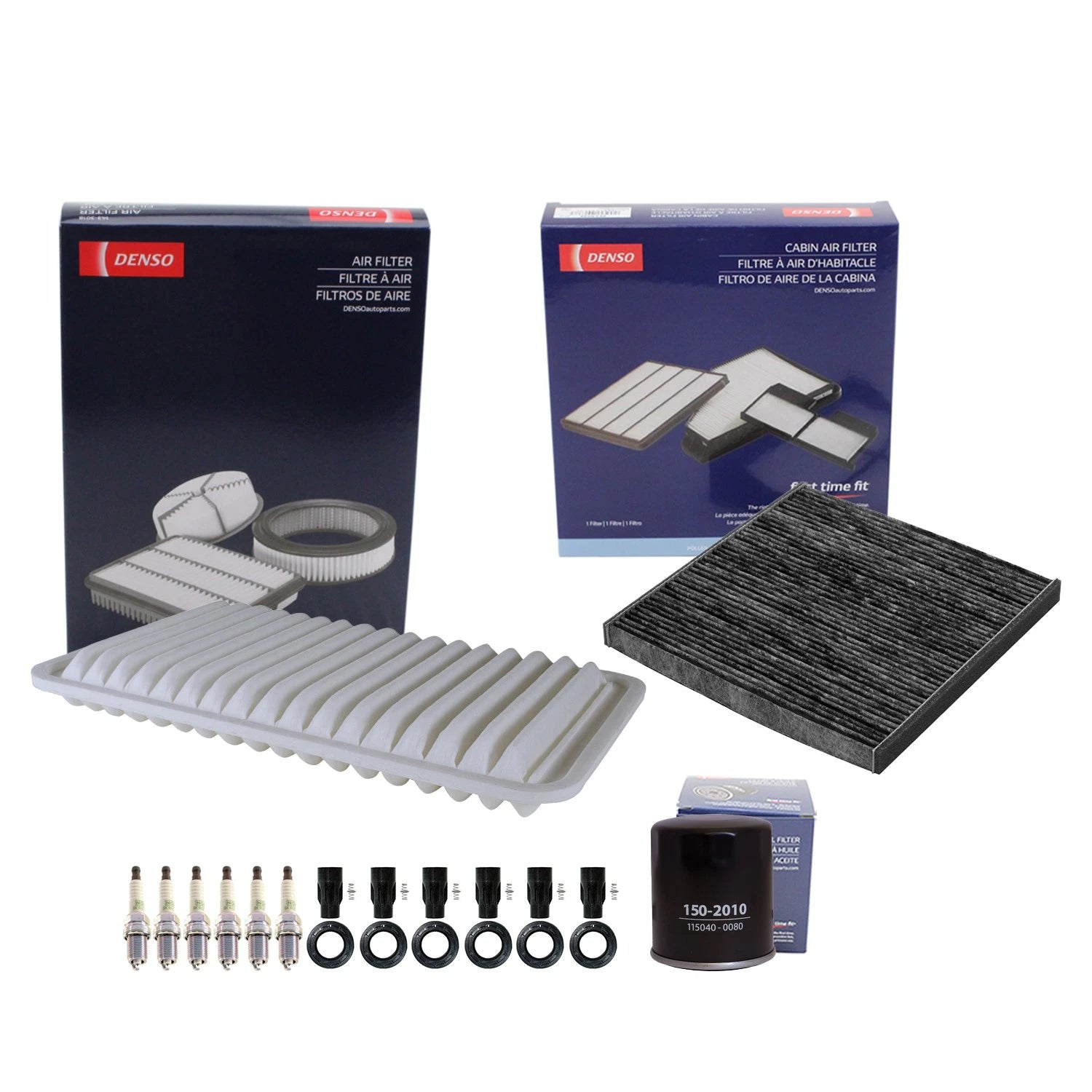Tune Up Kit with NGK 6 Spark Plugs & Boots for Camry RX330 Sienna (2004–2006)
