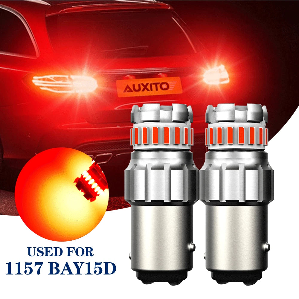 AUXITO 1157 LED Bulbs for Tail Lights Brake Lights (7528 7507 BAY15D)