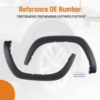 Fender Flare Molding Trim Pair for Toyota Tacoma (2016–2023) 7587304090