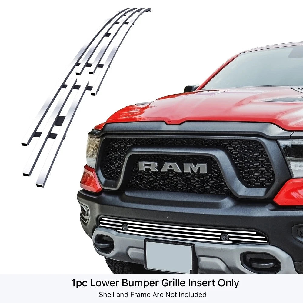 Stainless Chrome Billet Grille Insert for Ram 1500 Rebel/TRX (2021-2024)