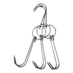 Set of 2 Stainless Steel Meat Hooks for BBQ Grill Hanger