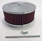 Washable Chrome Air Cleaner Assembly 4 Barrel for Ford Mustang (1965–1968)