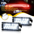 LED License Plate Lights for Jeep Grand Cherokee, Fiat 500, Dodge Viper (2013–2019)