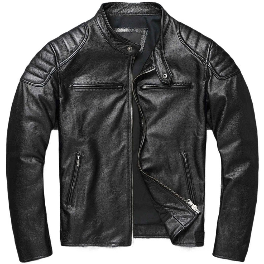 Imitation Leather Jacket for Men - Casual Wear Daily Use Holiday Attire