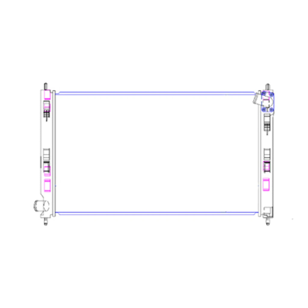 Replacement Plastic/Aluminum Radiator (See compatibility Chart)